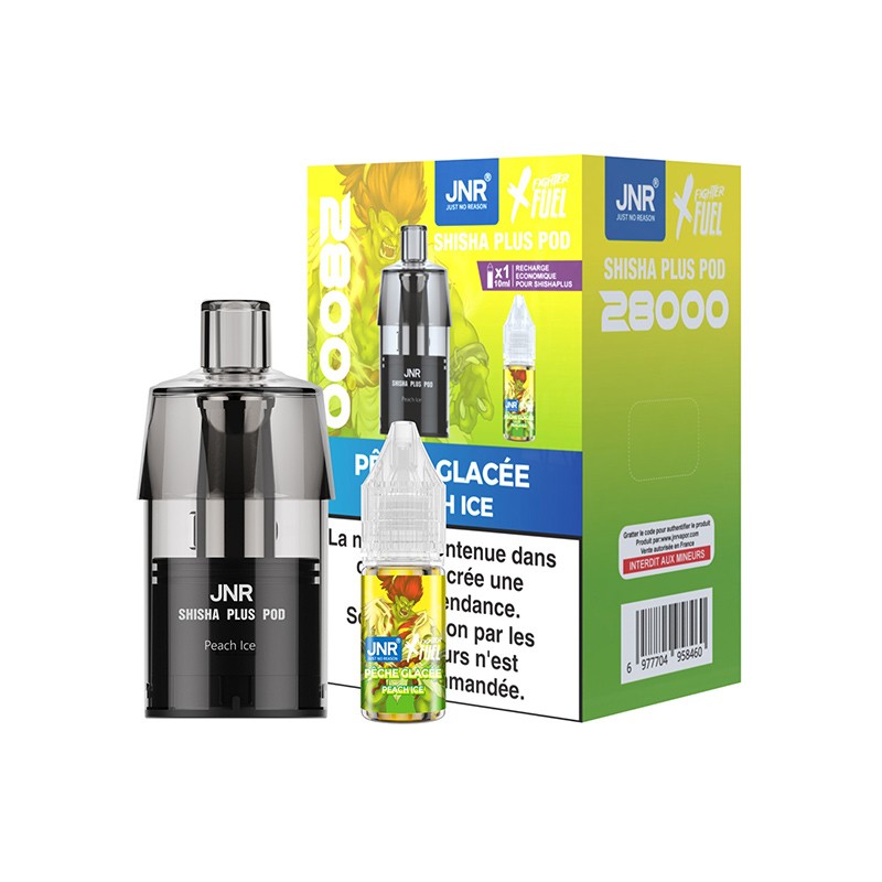 Refill Cartridges Shisha Plus 12ml 20mg JNR X FIGHTER FUEL