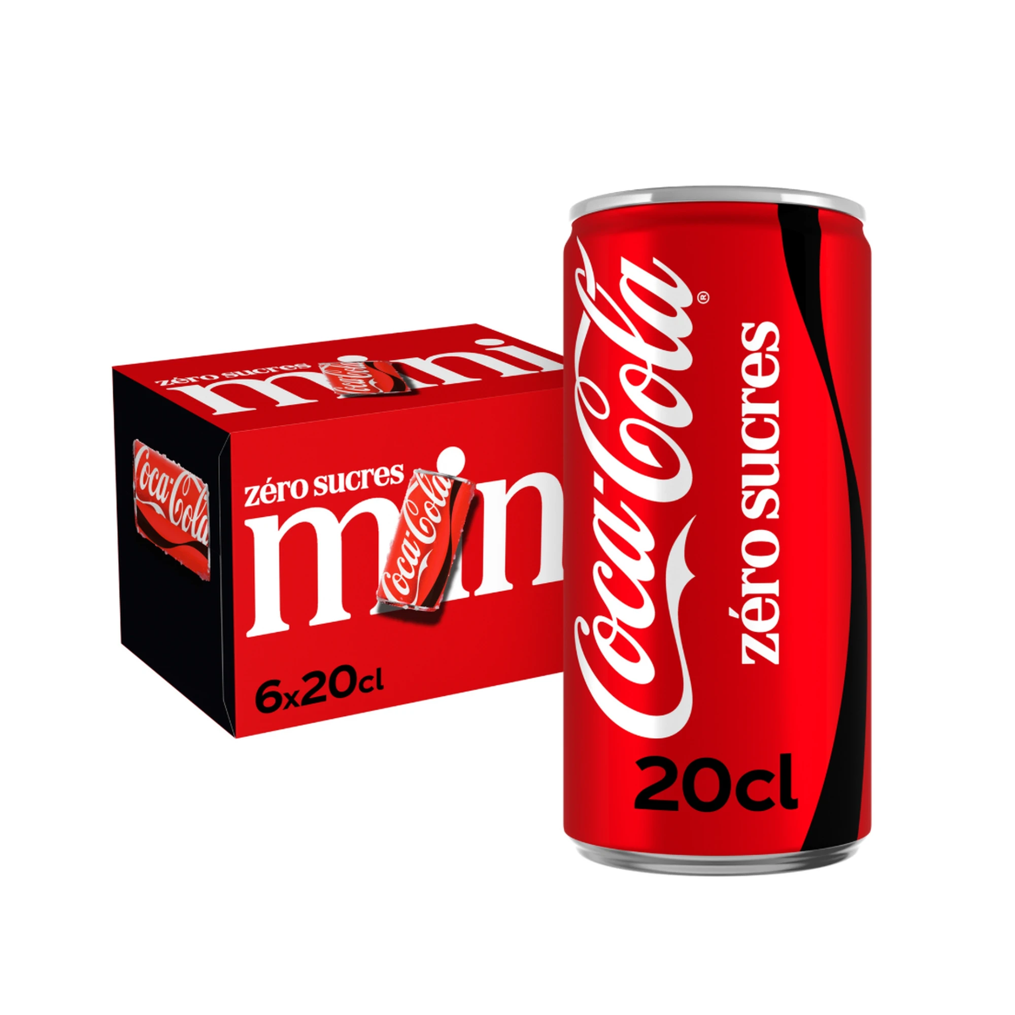 COCA-COLA Zero mini-cans Pack 6x20cl