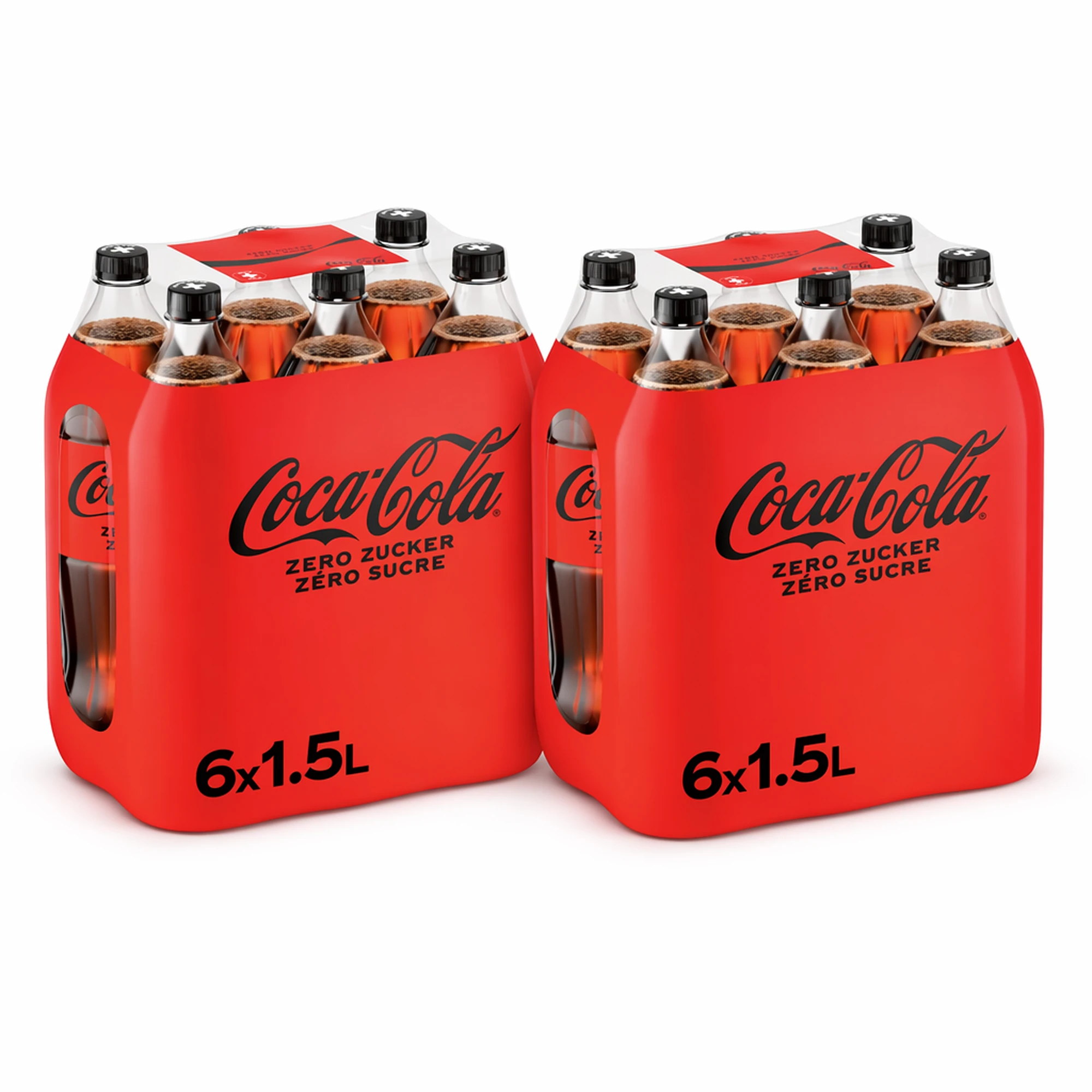 Coca-Cola Zero Soda Cola Original Taste 6 x 1.5 L