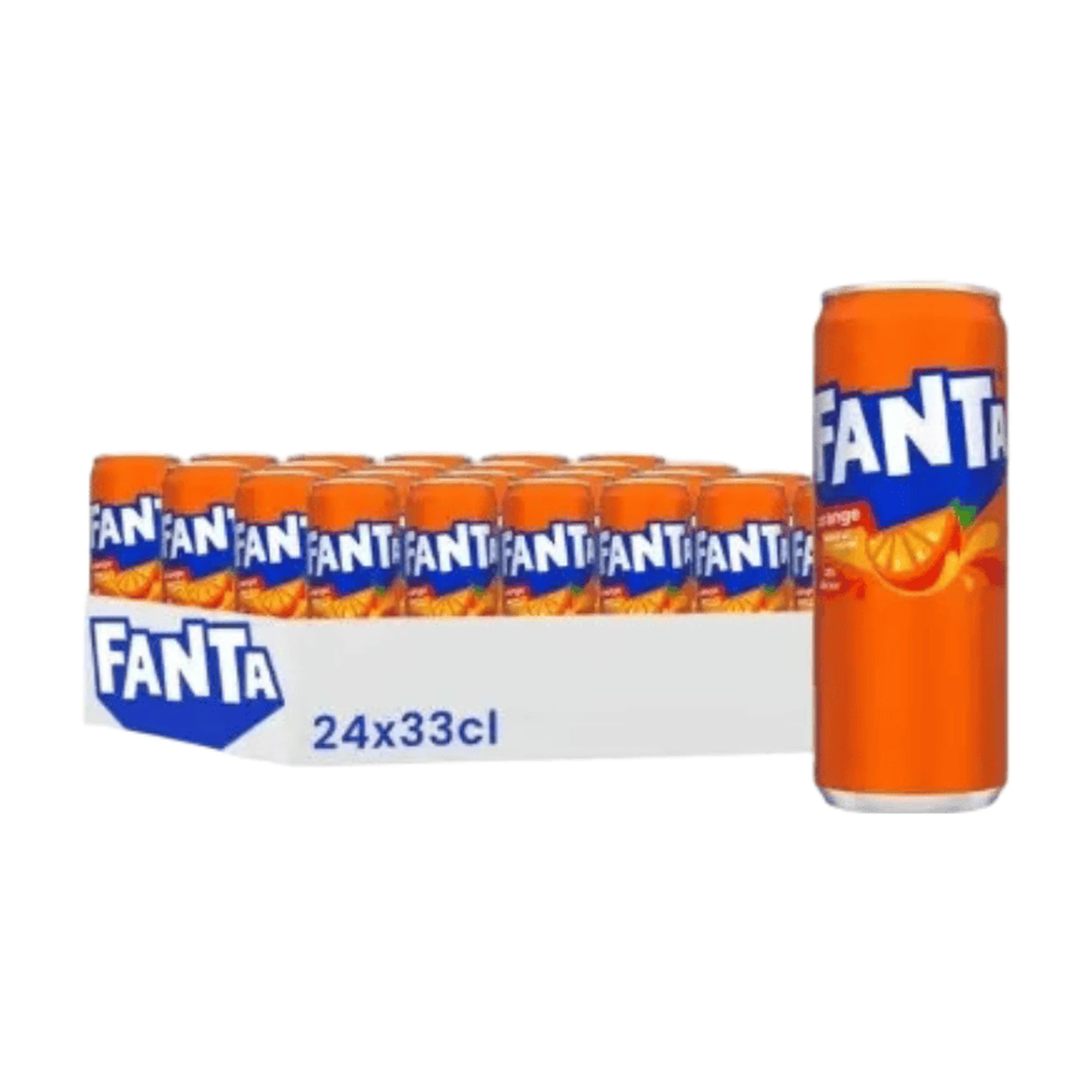 FANTA Orange Soda pack of 24 x 33 cl