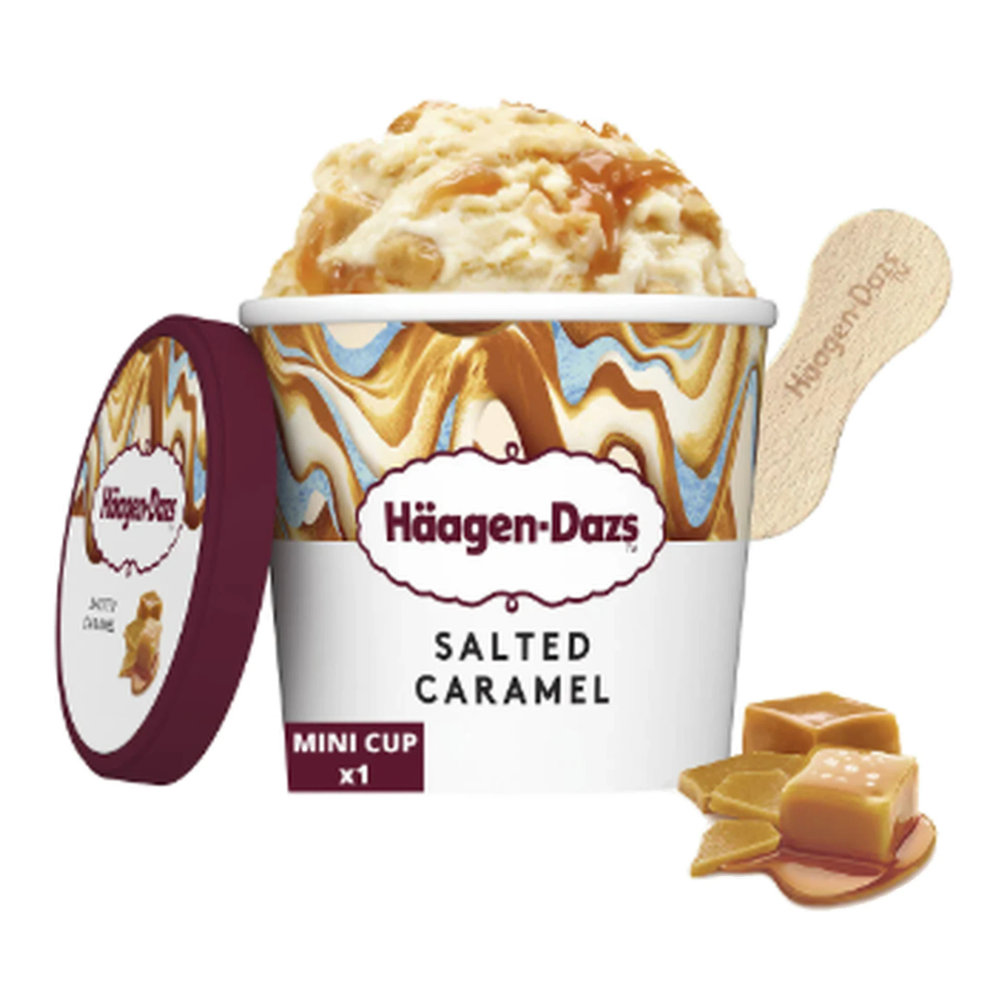 HAAGEN-DAZS Caramel Salted Butter Ice Cream Mini Pot 81 g